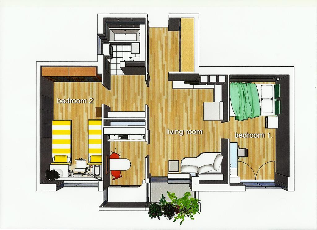 Apartment Spacious Liman Novi Sad Exterior foto